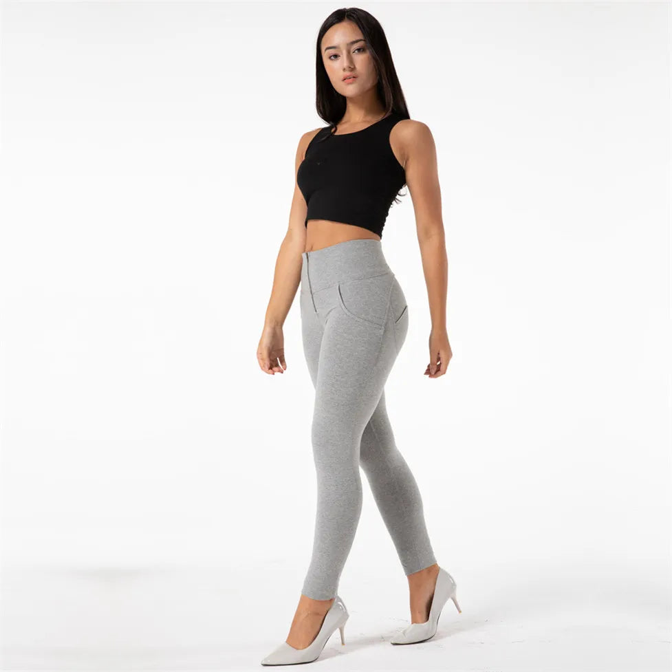 Shascullfites Melody High Waisted Compression Leggings Women Fitness Best Workout Scrunch Bum Lifted Legging Push-Up Leggins