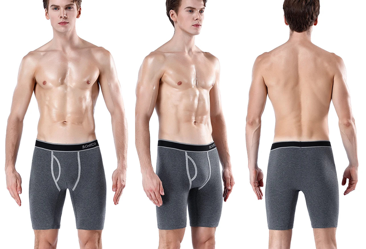 5pcs Long Boxer Mens Boxer Shorts Men Underwear Cotton Brand for Mens Underware Boxers Sexy Boxershorts Underpants Under Wear