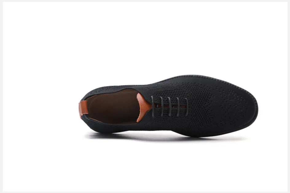 BHKH Male Sneakers Summer Knitted Mesh Casual Shoes Lightweight Casual Shoes Breathable Walking Footwear Shoes For Men