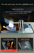 For Xiaomi 13Ultra Soft Screen Protector For Xiaomi 13Pro Privacy Hydrogel Film For Xiaomi 13 Fingerprint Unlocking Works