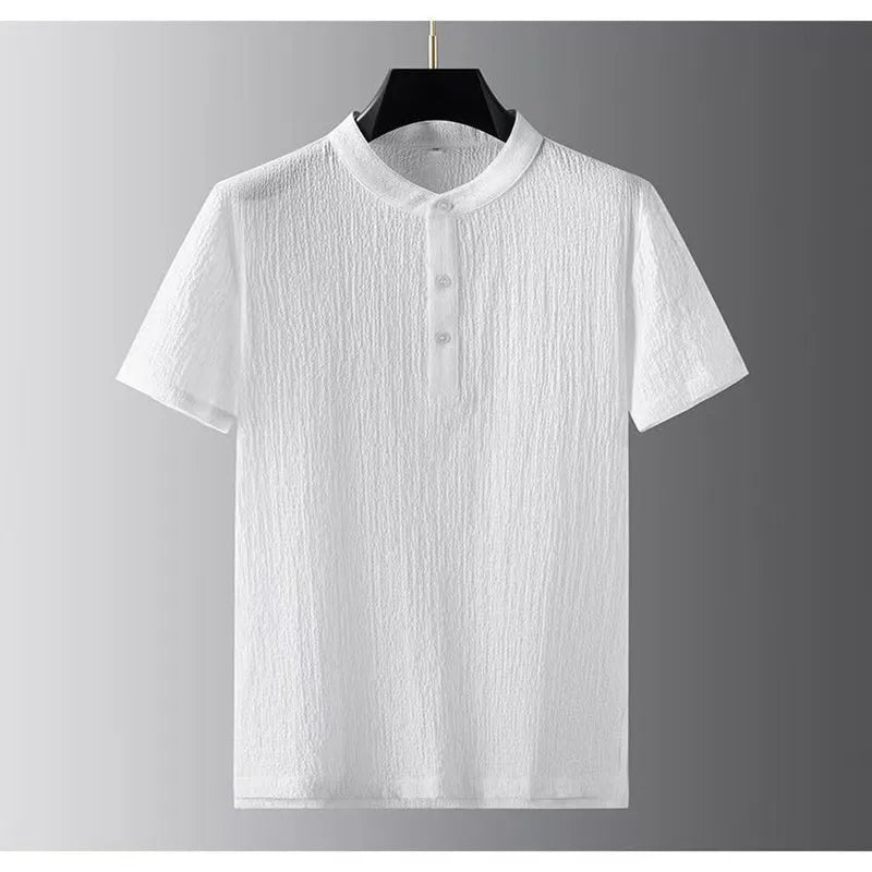 Men's sets (Shirt + trousers) 2026 summer new style fashion men shirt short sleeve shirt High quality shirts male Two Piece