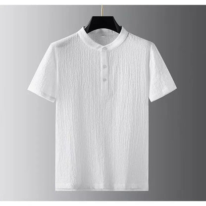 Men's sets (Shirt + trousers) 2026 summer new style fashion men shirt short sleeve shirt High quality shirts male Two Piece