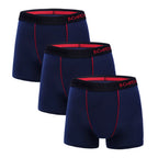 3pcs White Cotton Underwear For Man Boxers Soft Sexy Men's Panties Letter Elastic Band Boxer Short Men Underpants Print Trunks