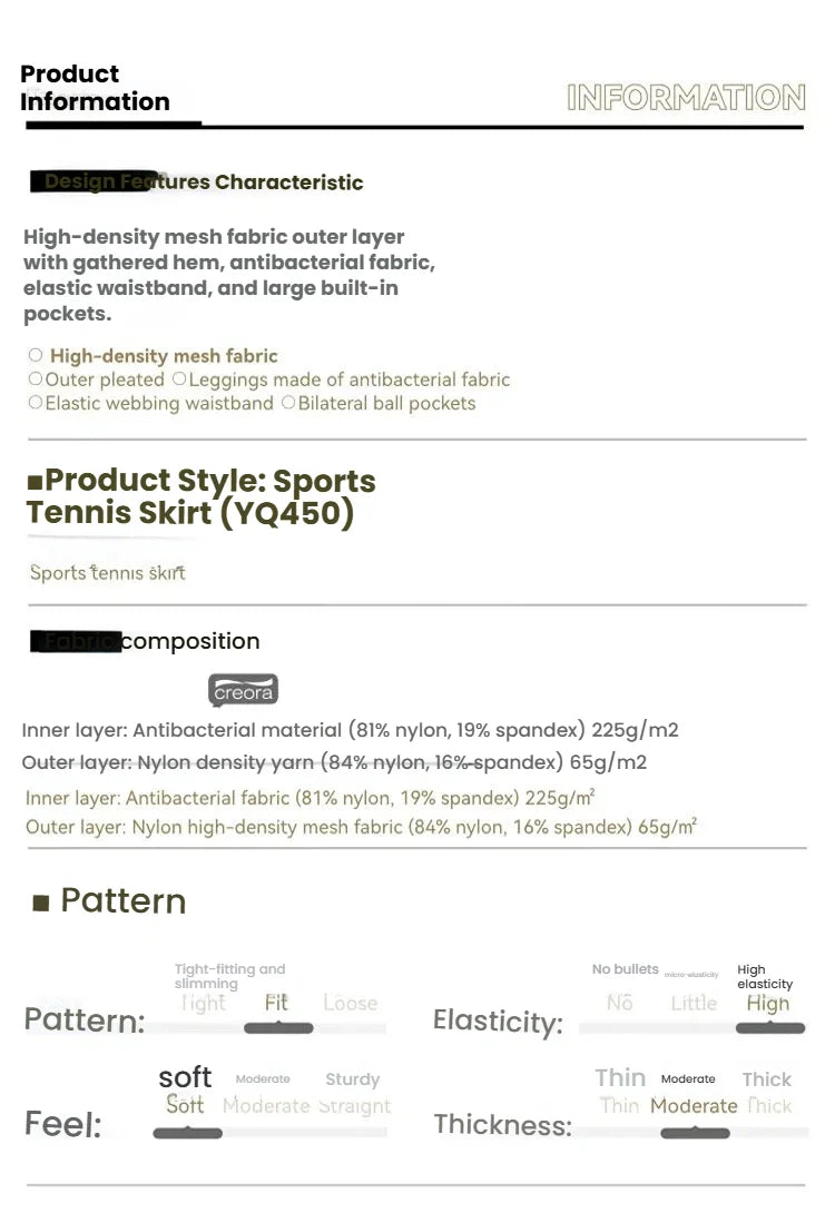 Fashion Mesh Pleated Sports Skirt Anti-Peek Short Skirt Running Fitness Badminton Tennis Skirt Sexy Clothes For Women