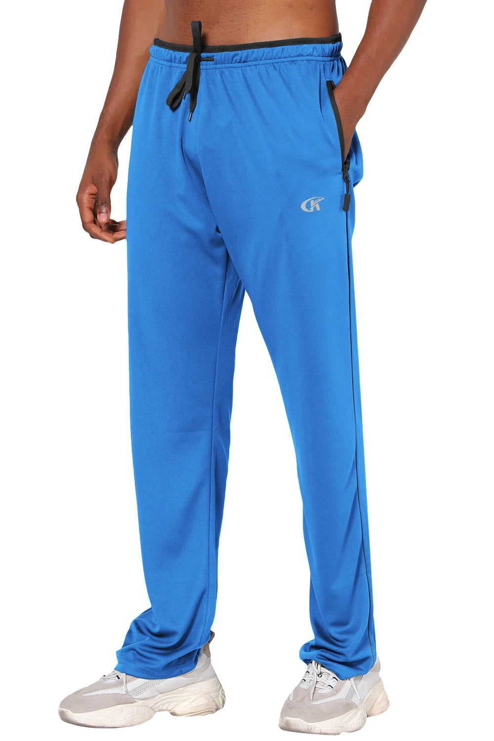 Men Sweatpants Running Sport Pants Drawstring Lightweight Solid Joggers Sport Streetwear Casual Breathable Trousers Tracksuit