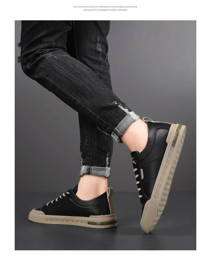 Men'S New Low Top Casual Sneakers Korean Style Versatile Dad Shoes Soft Sole Comfortable Lightweight Platform Shoes For Daily