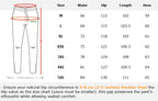 American Striped Quick - Drying Relaxed Pants for Men, Straight - Leg Wide - Leg Cargo Design Streetwear Couple's Work Trousers