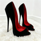 16/14cm Painting High Heels Women Pumps,Sexy Peep Toe Summer Club Party Shoes,Shallow Slip On,Leopard,Black,White,Nude,Dropship