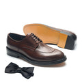 Luxury Handmade Wedding Party Men's Dress Shoes Cow Genuine Leather Lace-up Oxfords Derby Formal Business Social Male Footwear