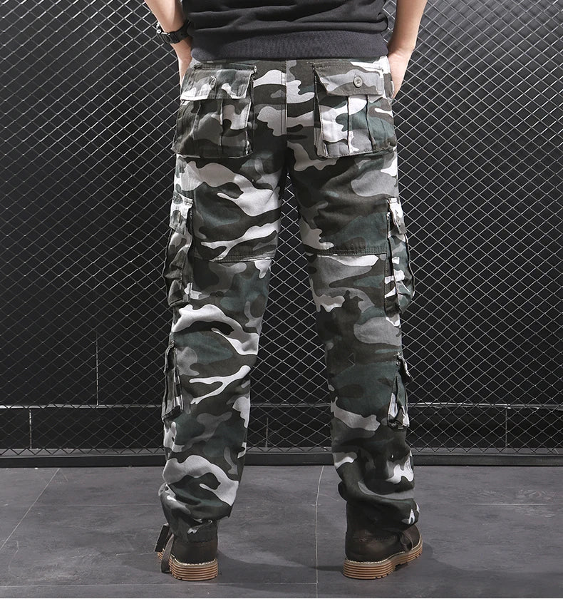 Men's Cargo Pants Men Camouflage Sweatpants Amazon Joggers  Sports Joggers Loose Fit Streetwear Male Hiking Pants