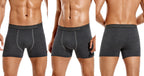 4pcs/pack Boxer Briefs Men's Panties Letter Man Underwear Solid Color Cotton Men Underpants Sexy Undrewear Shorts BONITOS Brand