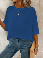 Plus Size Women's Oversized Casual T-Shirt Loose Fit Comfortable Everyday Top