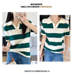 WinvyNee Summer Half Sleeved Women's Solid Polo Shirt Casual Cotton Striped Top T-shirt Women Clothing Casual Knitted A1002022