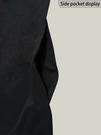 Women Slouchy Casual Sporty Short Sleeve Tee Dress, Slimming Versatile Midi Length Sleep Nightgown with Pockets