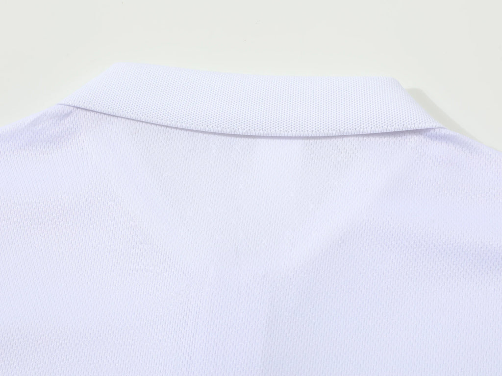 Solid color polo shirt ultra-light men's quick-drying breathable sweat-wicking shirt suitable for fitness gym and running
