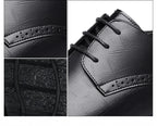 New Men Hollow Summer Platform High Heel 5/8/10 CM Height Growth Formal Men Derby Leather Shoes Man Wedding Dress Shoes Elevator
