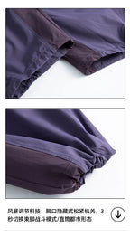 Men Outdoor Lightweight Quick Dry Ultra Loose Casual Splice Wide Leg Techwear Track Cargo Pants Women Streetwear Baggy Trousers