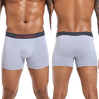 5pcs Men's Panties Cotton Boxer Briefs Letter Elastic Band Men Underpants Classic Solid Color Boxers Underwear For Man BONITOS