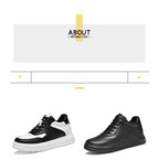 Men Genuine Leather Height Increasing Elevator Shoes Men non-slip BreathableElevator shoes Man Sneakers Comfortable Casual Shoes