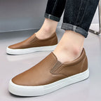 Men's Casual Shoes Grey Brown Flat Bottomed Casual Board Shoes Mens Loafers Man Shoes Casual Sneakers Men