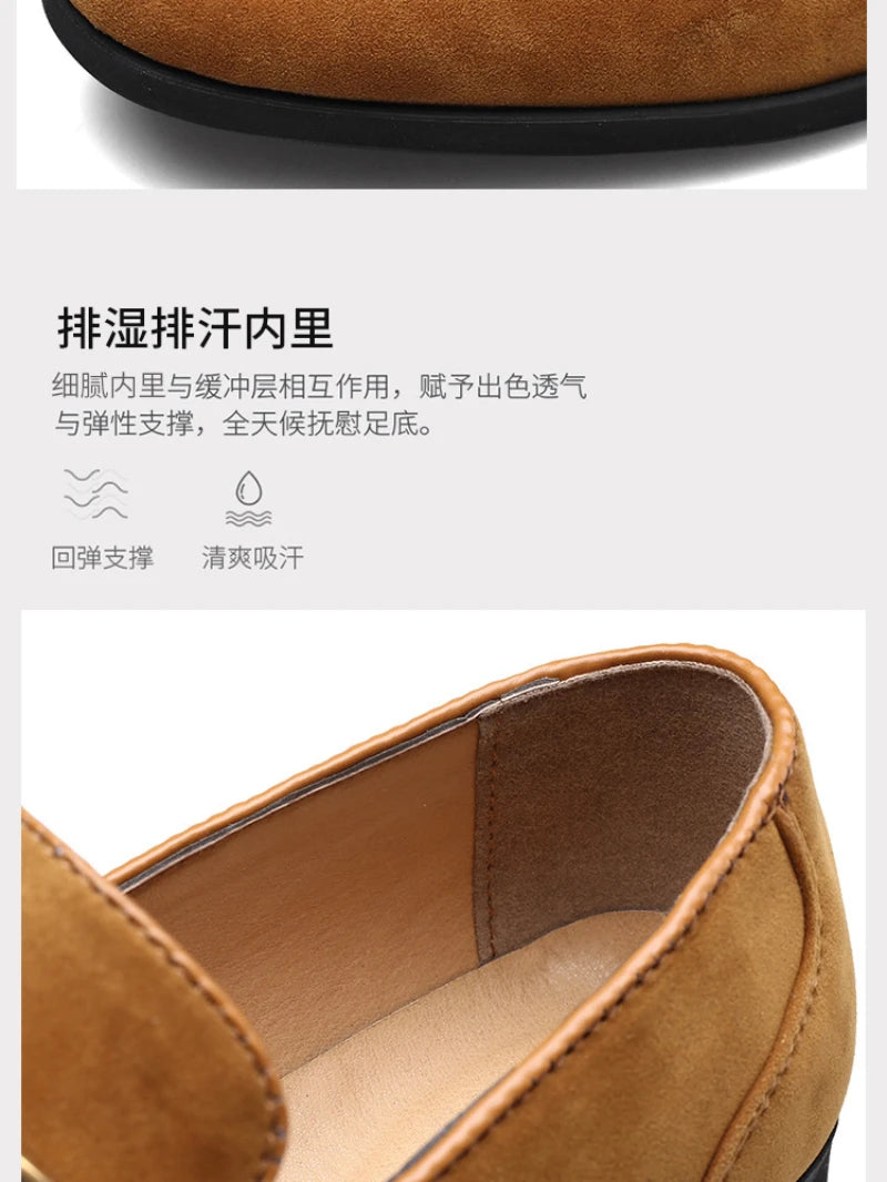 Mens Fashion Black Leather Shoes Autumn British Style Formal Business Footwear Low Top Commute Style Dress Shoes For Suits