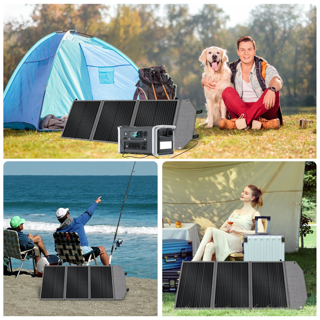 CTOLITY AXP200 Solar Generator Portable Mobile Power Station 200W 192Wh 60000mAh Lifepo4 Battery  for Outdoor Camping RV Home