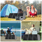 CTOLITY AXP200 Solar Generator Portable Mobile Power Station 200W 192Wh 60000mAh Lifepo4 Battery  for Outdoor Camping RV Home