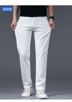 2026 Y2k Pants Men Thin Lyocell Spring Summer Classic Korean Youthful Vitality Men's  Jeans Lightweight Stretch Trousers