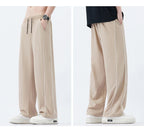 Summer Men Sweatpants Joggers Straight Pants Neutral Breathable Loose Outdoor Quick Drying Fabric Fitness Pants Casual Trouser