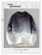 2024 Winter Sweaters for male men thick O-neck sweater men Student youth sweaters autumn Men's wool Casual Knitwear Pullover