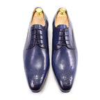 Classic Business Shoes Men Oxford Derby Genuine Leather Pointed Toe Fashion Lace Up High Quality Office Wedding Formal Shoe Male