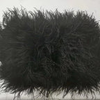 True ostrich feather Multicolor Mini Skirt Elastic Waist  Sexy Clothing Club Party Dance Rave Short Skirt Note select 3 colors