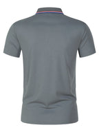 2025 Hot Sale Men's Summer Casual Breathable Comfortable Polo Shirt Men's Solid Color High Quality Short Sleeve T-Shirt