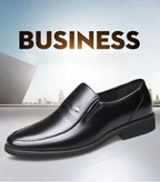 Men's Breathable Hollow Out Elevator Dress Leather Shoes Spring Summer 6cm Height Increase Business Slip-On Formal Office Shoes