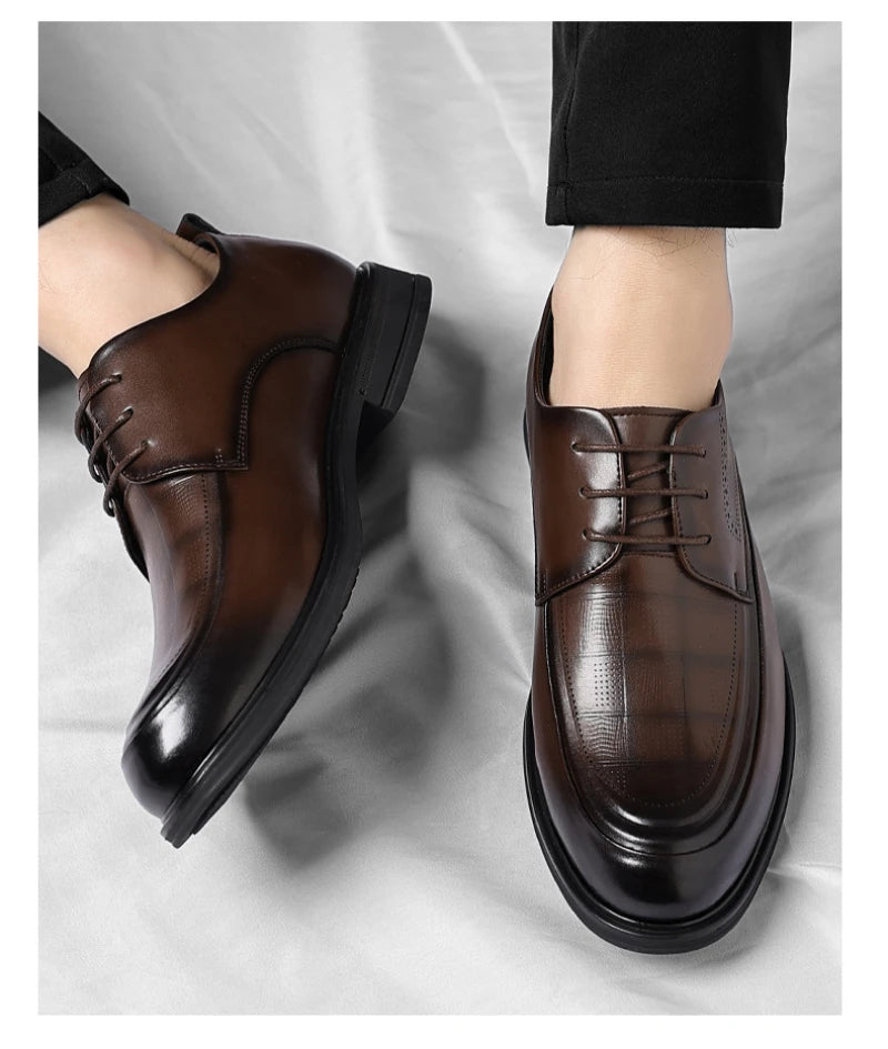 Business Formal British Style Casual Commuting Style Commuting Shoes Wedding Groom Shoes Leather Shoes Men's Four Seasons