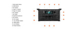 2400W 1800W 500W Portable Power Station Outdoor UPS Function Pure Sine Wave Lifepo4 Batteries 220V портативная эле