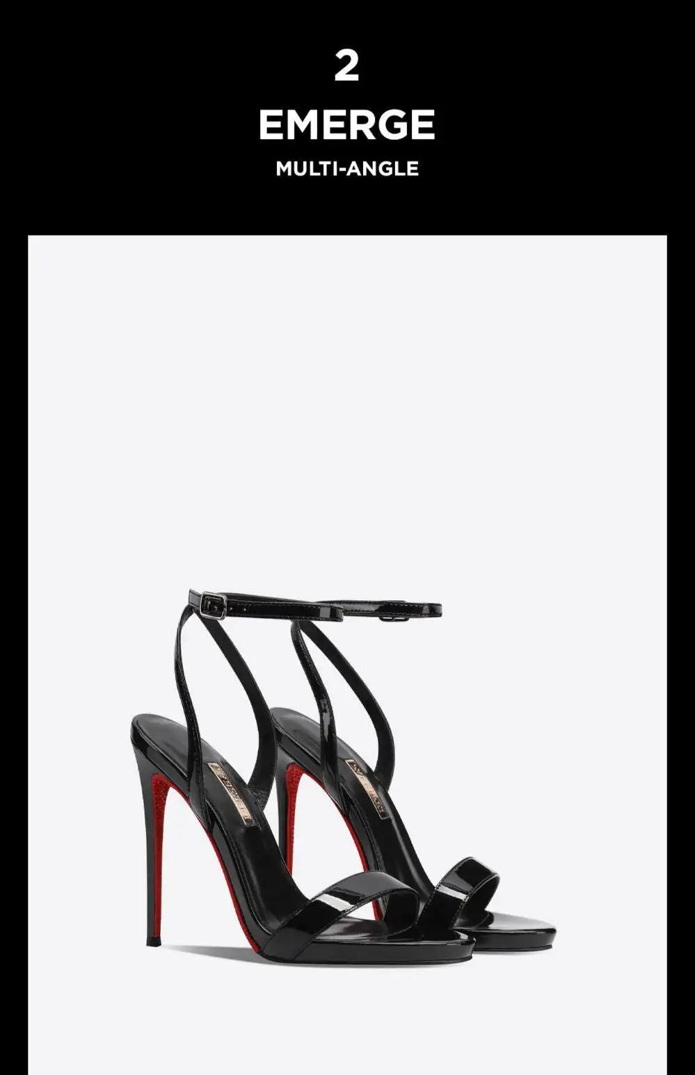2026 new black patent leather rhinestone open toe sandals with slim heels and a straight ribbon for parties,high heels for women