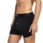 SEOBEAN Cotton Men's Boxer Shorts Loungewear Underwear Loose Fit Underpants Sleepwear Shorts Boxers for Men