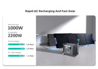 Portable 1800W Solar Power Station Lithium Ion Battery Solar Generator Power Plant 2000w 2000W 3000W 300W 1200W 600W Surge