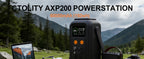 CTOLITY AXP200 Solar Generator Portable Mobile Power Station 200W 192Wh 60000mAh Lifepo4 Battery  for Outdoor Camping RV Home