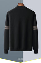 Autumn And Winter New Casual Wool Knit Cardigan Men's Fashion V-Neck Solid Color Shirt Loose Sweater Coat