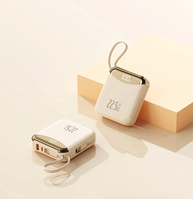 CCC Certification 22.5W 20000mAh Mini Power Bank Fast Charge Powerbank External Battery for iPhone Xiaomi Huawei Samsung