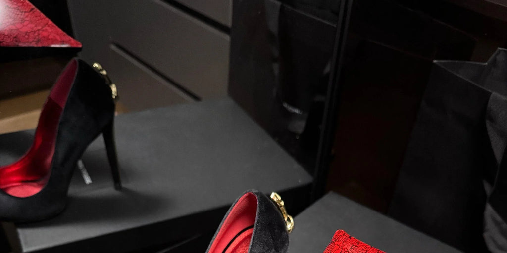 Red Bottom Metal Wand Sexy Sword Pointed Toe Thin Heel Evening Single High Heel Printed Bottom Comfortable Wear Ultra High Heels