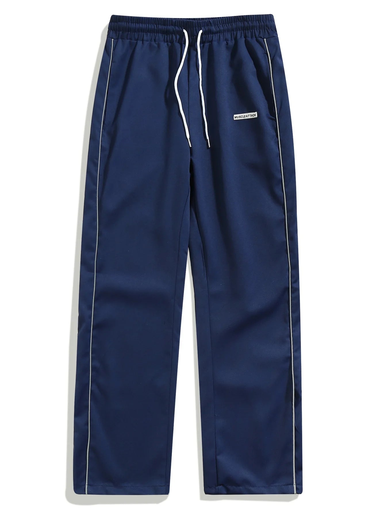 Men's Casual Sweatpants Solid Color Sports Pants Summer Autumn Lightweight Cargo Trousers High Street Loose Straight Trousers