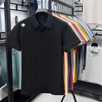 Mercerized Cotton100% Men's Summer Luxury Brand Short Sleeves Polo Shirt 25 Colors Choose From T-Shirt Business Leisure Men Top