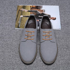 Summer Mens Dress Shoes Suede Man Oxford Shoes Large Sizes Flats Classic Men Sneakers Comfortable 2025 New Zapatillas De Deporte