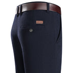 Mens Business Casual Pants Corduroy Suit Pants Autunn Formal Dress Pants Brown Navy Khaki 29-42