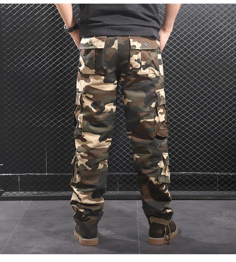 Men's Cargo Pants Men Camouflage Sweatpants Amazon Joggers  Sports Joggers Loose Fit Streetwear Male Hiking Pants