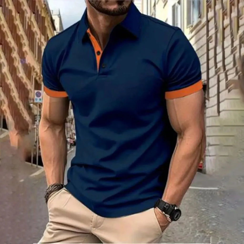 The 2026 Summer New men's short-sleeved POLO Shirt Is Casual Fashionable Comfortable And Soft With 3D Pattern Printing