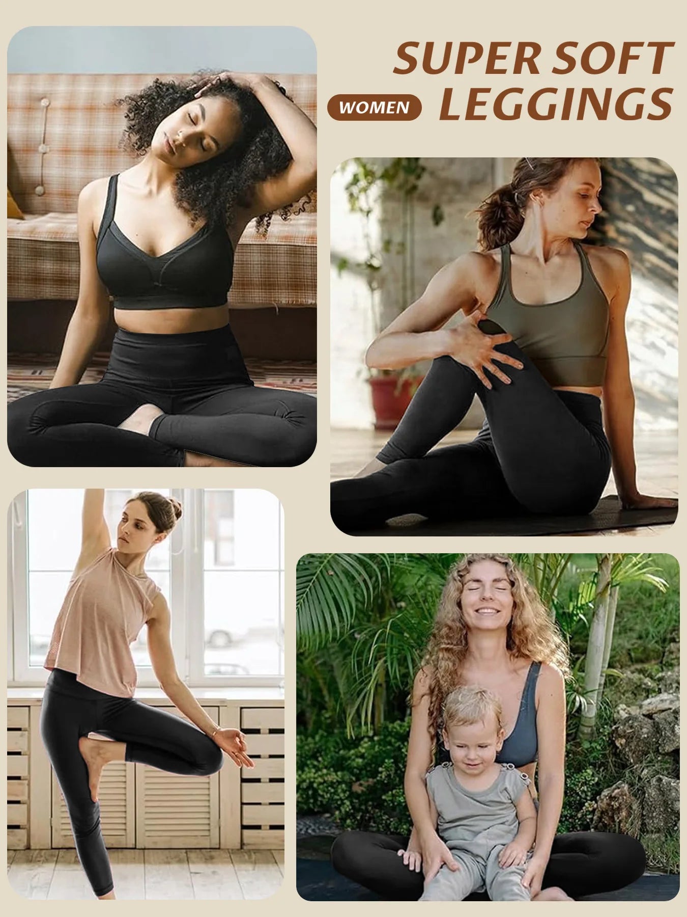 High Waist Plush Leggings Warm Leopard Print Yoga Pants Milk Silk Bare-Feel Leggings for Spring/Autumn